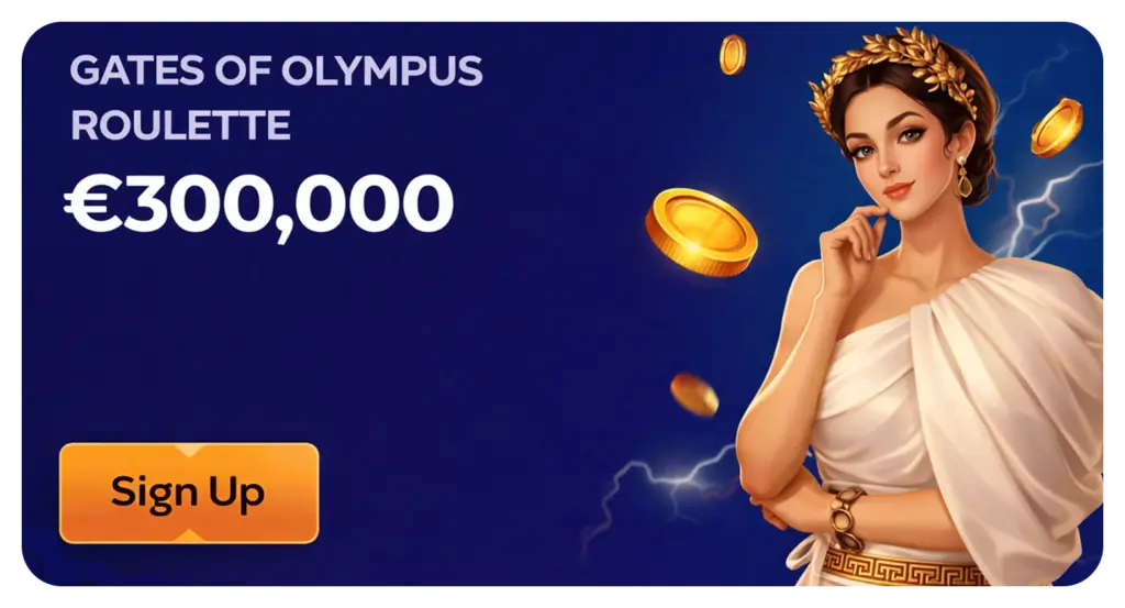 Manekispin Casino Gates of Olympus roulette €300000 win