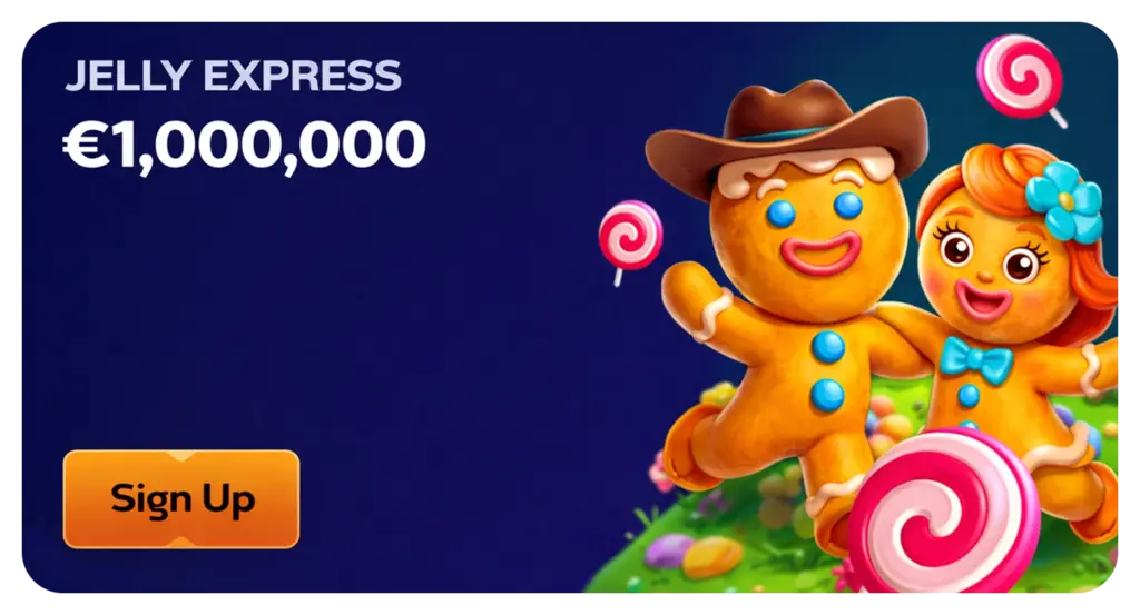 Manekispin Casino Jelly Express €1000000 mega jackpot game