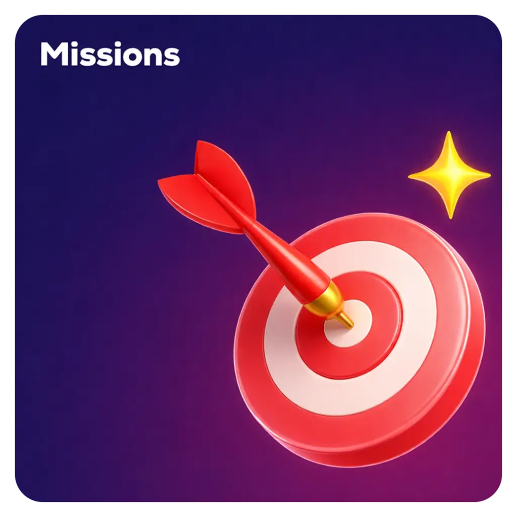 Manekispin Casino missions target rewards achievement system feature